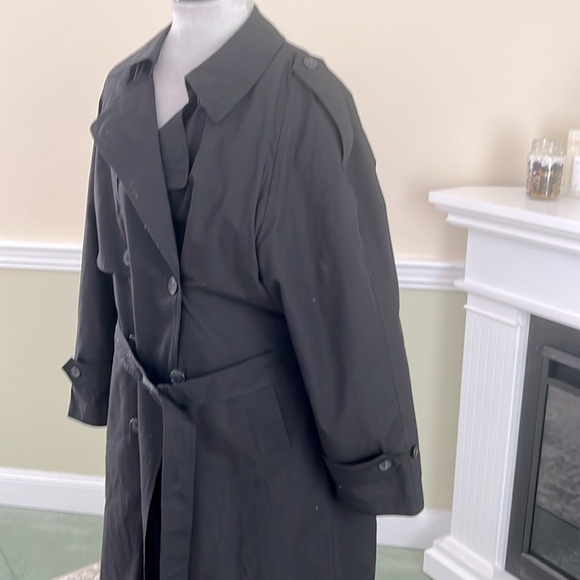 PIERRE CARDIN Vintage Removeable Quilted Lining Double Breasted Trench Coat NWOT - Picture 9 of 16